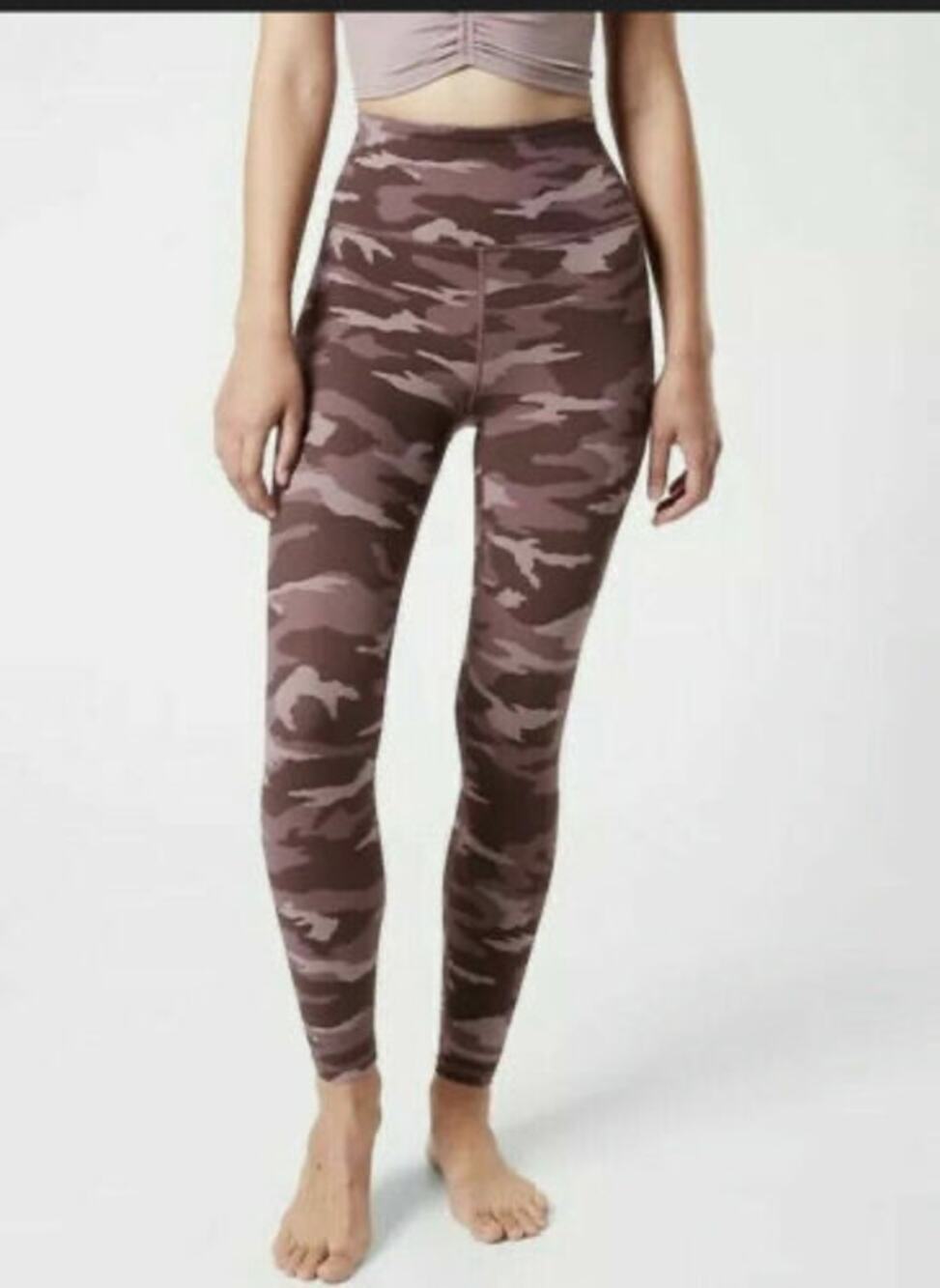 Athleta Elation Camo 7/8 Tight Mauve Pink Size XS
